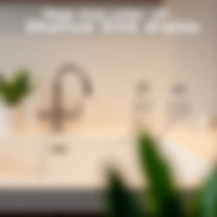 Illustration showing the advantages of shallow sink drains