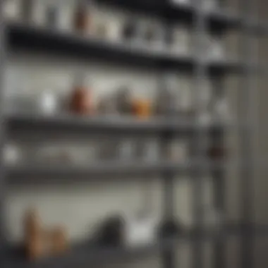 Exploring Various Finishes of Small Steel Shelving Units Different finishes of small steel shelves displayed together