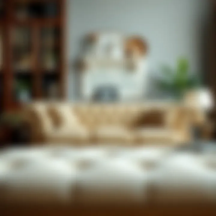 Variety of upholstery materials for sofa sets