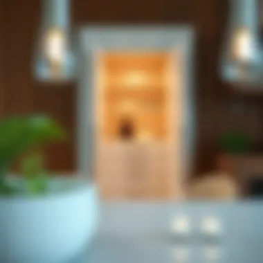 Contemporary pantry cabinet with sleek design