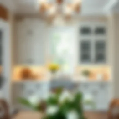 Before and after transformation of corner cabinet doors