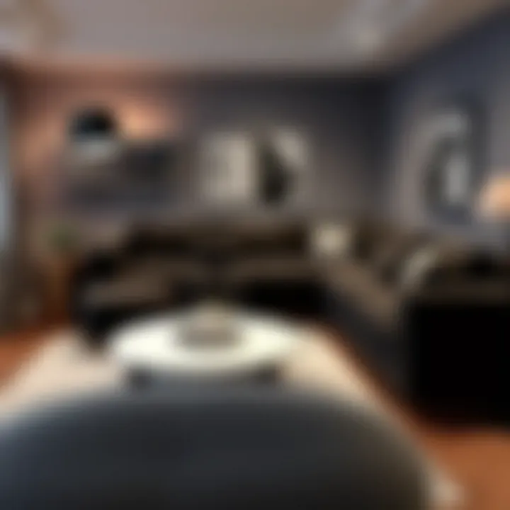 Elegant corner sofa with integrated storage solutions