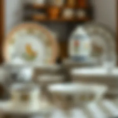 Variety of Portuguese dinnerware showcasing cultural motifs
