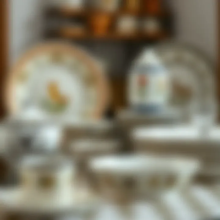 Variety of Portuguese dinnerware showcasing cultural motifs
