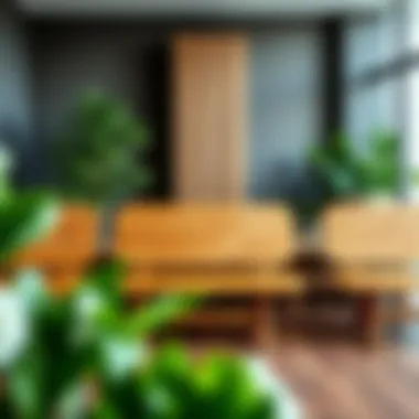 A variety of wooden benches styled for different environments