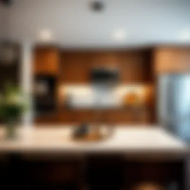 Installation considerations for 46 inch kitchen cabinets in a contemporary setting