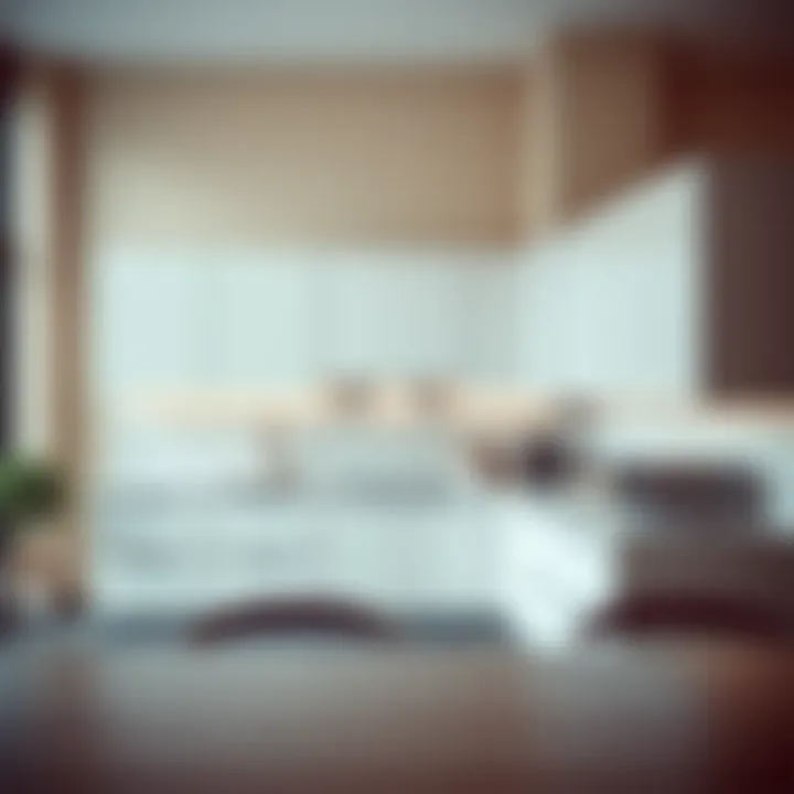 Sleek design of a 46 inch kitchen cabinet showcasing modern aesthetics