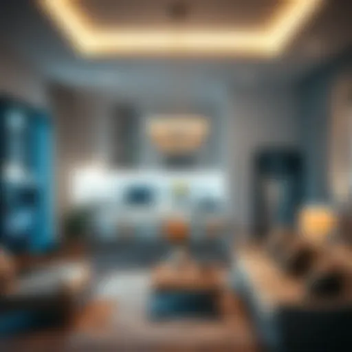 Affordable LED light options in a modern home setting