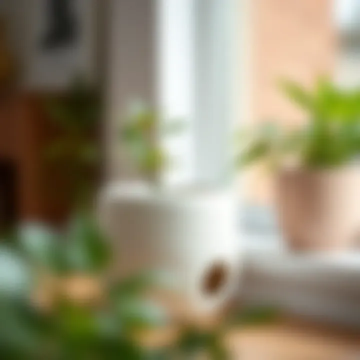 Elegant ceramic planter with drainage holes