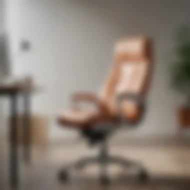 An ergonomic chair showcasing a fully adjustable armrest