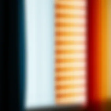 Cloth vertical blinds showcasing various color options