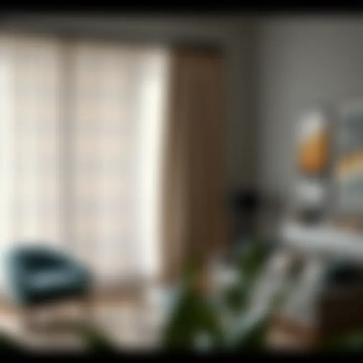 Accessorizing long curtain rods to enhance home decor