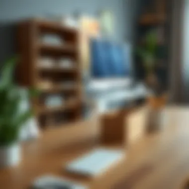 Different materials used in constructing a 36 inch desk