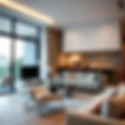 Innovative HomeKit roller blind motor installed in a modern living room