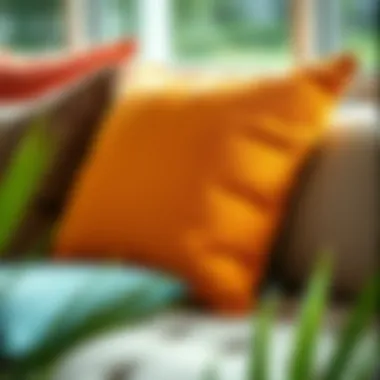 Diverse material options for 16x16 inner cushions displayed