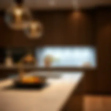 Elegant Kitchen Counter Support Modern kitchen counter support with elegant design