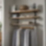 Diverse styles of closet shelving brackets showcased