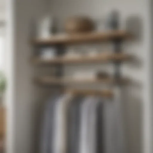 Diverse styles of closet shelving brackets showcased