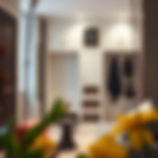 Elegant mudroom storage cabinet showcasing modern design