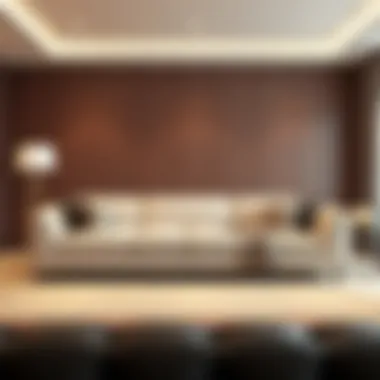 Elegant Design of a Queen Size Pull Out Sofa Elegant queen size pull out sofa in modern living room