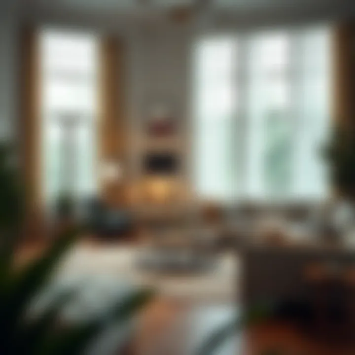 Thoughtfully designed living room layout maximizing space