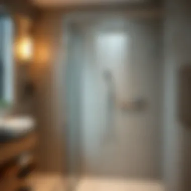 Visual representation of maintenance tips for shower systems