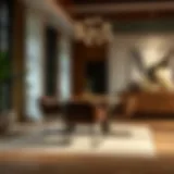 Elegant slope leather dining chair in a modern setting