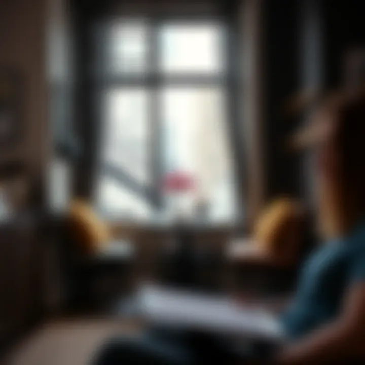 Compact breakfast nook set in an urban apartment