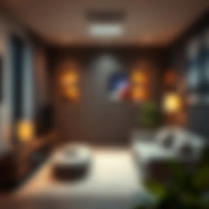 Sound barrier panels installed in a residential environment