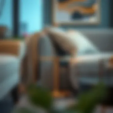 A stylish 30 inch accent table featuring a modern design with sleek lines.