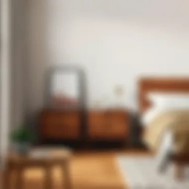 Contemporary wooden nightstand sets complementing minimalist decor