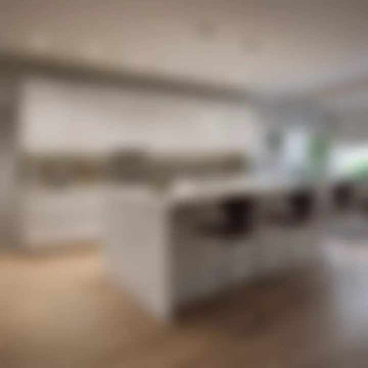 Stylish kitchen enhanced by smart Google LED lighting