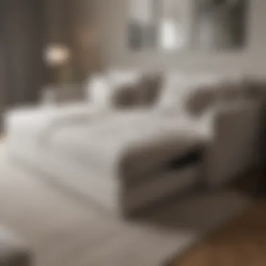 Seamless Transformation of Pop Out Sleeper Sofa to Bed Versatile pop out sleeper sofa transitioning to a bed