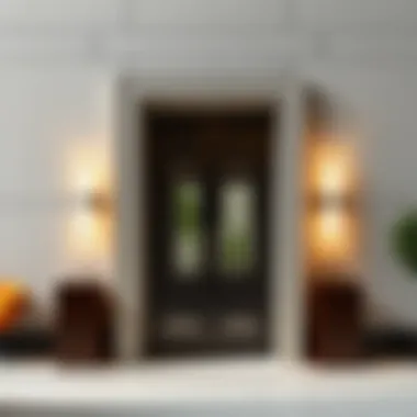 Elegant steel door design showcasing modern architecture