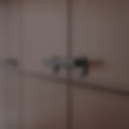 Elegant U-shaped cabinet pull showcasing modern design