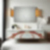 Sleek modern vanity top showcasing unique marble patterns