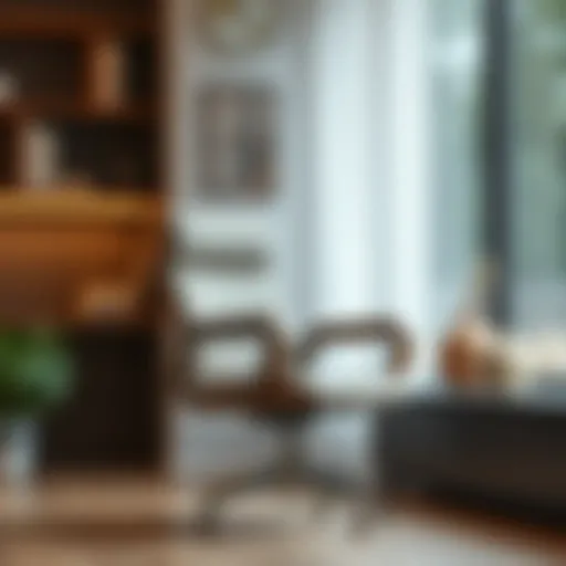 Elegant FDW home office chair design showcasing modern aesthetics