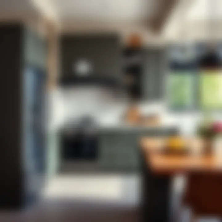 Functional storage solutions displayed in a contemporary kitchen