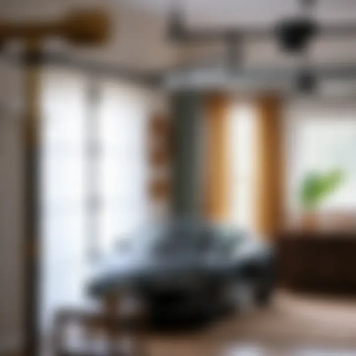 Variety of garage curtain rods displayed in diverse styles