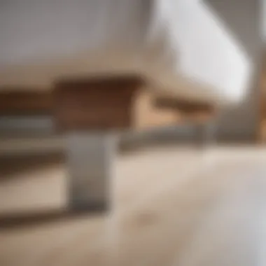 Durable Materials for Beam Support Materials used in king bed beam support systems, highlighting their durability and strength.