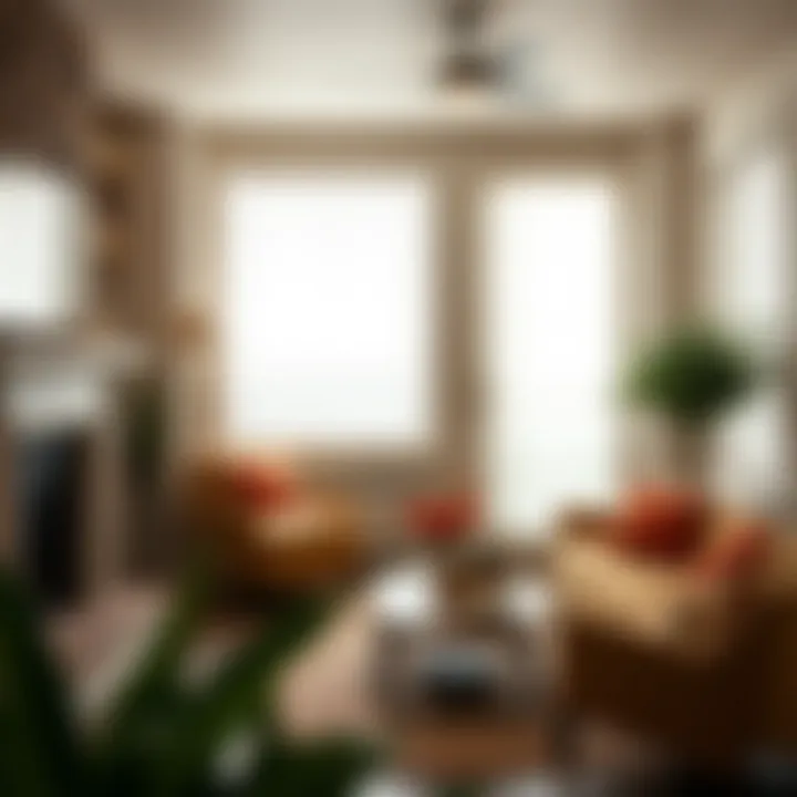 Aesthetic integration of Lowes vertical blinds within home decor