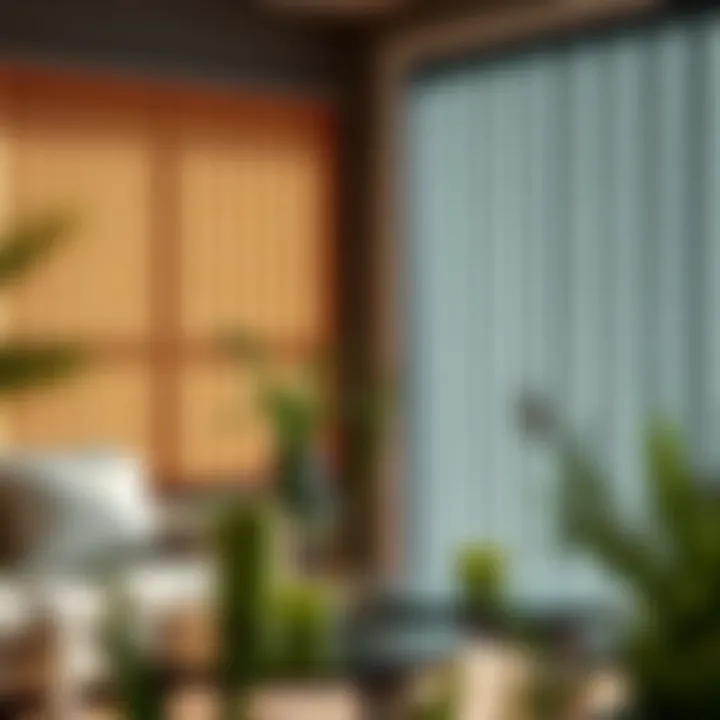 Variety of materials used in Lowes vertical blinds for patio doors