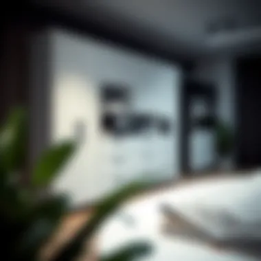 Modern office wall file cabinet showcasing sleek design