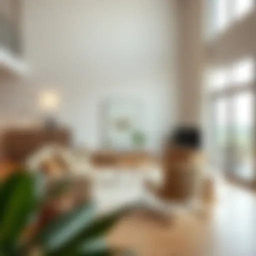 Sophisticated living room with minimalist furniture and modern decor