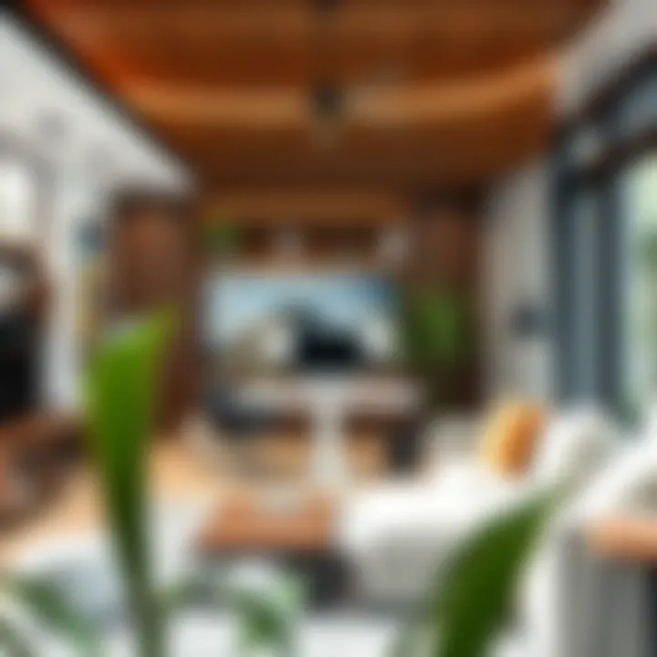 Stylish home office with innovative design and efficient layout