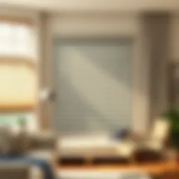 Variety of inexpensive blinds showcasing different materials and styles