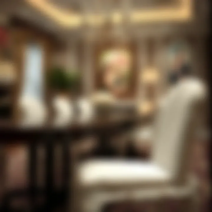 Elegant protective chair cover enhancing furniture