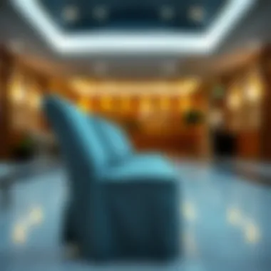 Stylish chair covers adding aesthetic appeal