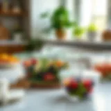 Elegant Pyrex storage glass showcasing versatility