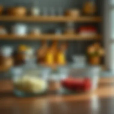 Comparison of Pyrex with alternative storage options in kitchen